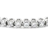 14K White Gold Diamond Bracelet -- 3.00 Ct. I1-I2 J/K