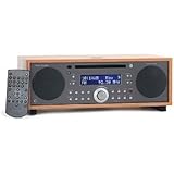 Tivoli Audio MSYTPE Music System Digital AM/FM/CD Hi Fi System with Cherry/Metallic Taupe Finish