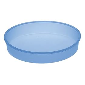 Le Creuset Silicone Cook N Bake 7-3 4-Inch Round Pan, Blue Mist by Le Creuset