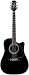 Takamine EF341SC Dreadnought Cutaway Acoustic-Electric Guitar (Black, With Case)