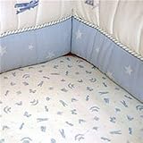 Silhouette Blue Fitted Sheet