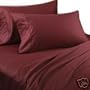 Solid Burgundy 550 Thread Count Twin Extra Long size Sheet Set 100 % Egyptian Cotton 3pc Bed Sheet set (Deep Pocket)XL Twin By sheetsnthings