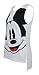 Disney Womens Mickey Mouse Big Face White Tank Top Sizes (S-XL)