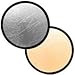 Interfit INT246 Collapsible 12-Inch Reflector (Silver/Gold)