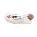 MiYang Women's Super Soft Bunny Ballerina Slipper