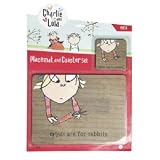 Charlie And Lola Cork-Backed Placemat & Coaster Set - "Carrots Are For Rabbits"