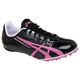 ASICS Women's Hyper-Rocketgirl Sp Track and Field Shoe,Black/Raspberry,10.5 M