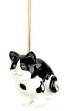 Outdoor Living : Red Carpet Studios Chubby Black and White Cat Bird House