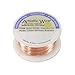 Artistic Jewelry Wire Round Spool 20 Gauge Silver Plated Rose Gold (6-Yards)