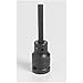 Proto J74419/16 1/2" Drive 9/16" Impact Socket Hex Bit