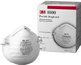 3M 8000 Particle Respirator N95, 30-Pack
