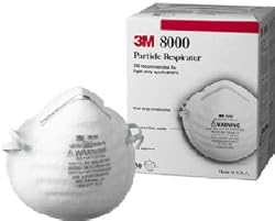 3M 8000 Particle Respirator N95, 30-Pack
