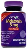 Melatonin 5 mg Time Release by Natrol 100 Tablets