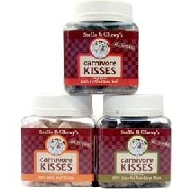 Stella & Chewy's All Natural Dog Treats - Carnivore Kisses (White Meat Chicken)