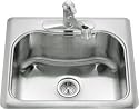 KOHLER K-3362-4-NA Staccato Single-Basin Self-Rimming Kitchen Sink