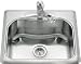 Tools & Hardware : KOHLER K-3362-4-NA Staccato Single-Basin Self-Rimming Kitchen Sink