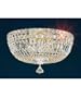 Schonbek Worldwide 5893-20S 6 Light Petit Crystal Deluxe Flush
