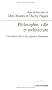 Philosophie, ville et architecture : La Renaissance des quatre �l�ments