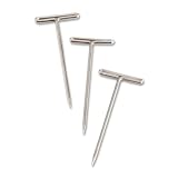 Business Source T-Pins, 1-1/2-Inch, Silver, 100/Box