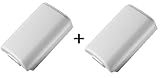 Rechargeable Controller Battery Pack White (2 Packs) [Xbox 360]