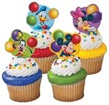 Mickey Mouse And Friends Balloons Cupcake Pics 12 Pack