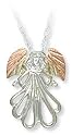 Landstrom's&reg; Black Hills Gold and Sterling Silver Angel Pendant