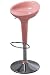 Ventura Backless Stool Pink Stainless Steel