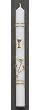 12" First Communion Candle - Gold and White Chalice