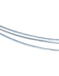 Art and Craft Supply: Solder-filled Sterling Silver Wire For Jump Rings 18 Gauge (2 Feet) - uGems