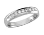 Platinum 1/4ctw Round Brilliant Diamond  Band (G, VS2)