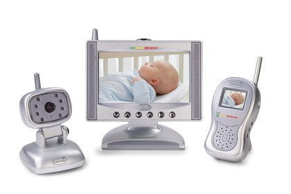 Summer Infant Complete Coverage Color Video Monitor Set with 7" LCD Screen and 1.8" Handheld Unit