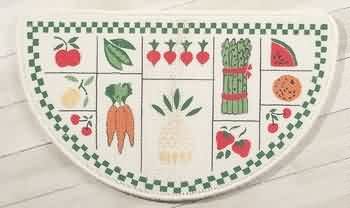 Carpets Natural , Vegetable w/Grid Floor Mat