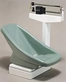 Detecto Mechanical Tot Pediatric Baby Weigher Scale with Inclined Chair Seat, in Lb + Kg, 459CH