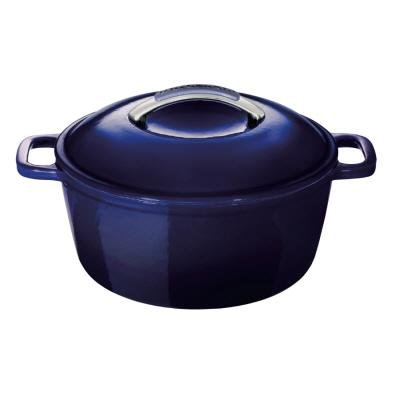 KitchenAid 4.5-qt. Round Dutch Oven with Lid – Indigo
