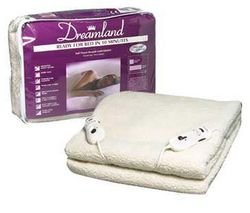 Dreamland 6705 Soft Fleece Electric Underblanket Double Dual Control (5 X 4.6 ft/ 60 x 54 inch/ 152 x 137 cm)