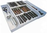 Expand-A-Knife Drawer (White) (18D x 3H x 12- 24W)