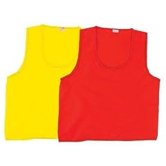 Sport-Otto Trainingsleibchen rot/gelb Gr��e M und L