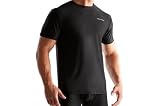 Underarmour Mens Relaxed Armour Crew Shortsleeve, Black, Large