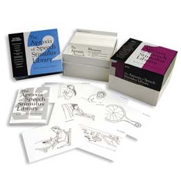 Apraxia of Speech Stimulus Library - Set 1: Basic - Model 558966 by Sammons Preston