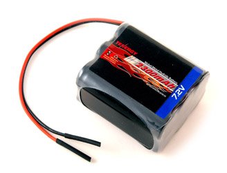 7.2V Tenergy 2000 mAH NiMH Square Rechargeable Battery Pack for Walking Robots and RC Planes