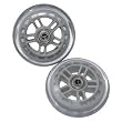 Razor Scooter Replacement Wheels Set with Bearings (Clear)