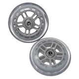 Razor Scooter Replacement Wheels Set with Bearings (Clear)