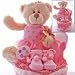 Baby Ballerina Bear Diaper Cake