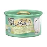Fancy Feast Elegant Medleys Yellowfin Tuna Florentine with Garden Greens (24/3-oz cans)
