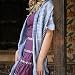 NOVICA Silk shawl, 'Blue Serenity' Image