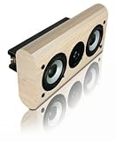 W100 On-Wall / In-Wall Center Channel Speaker - Light Maple