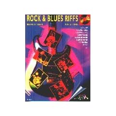 Rock und Blues Riffs f�r Gitarre. Mit CD