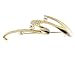 Jewelry : Pugster Squiggle Gone Tone Rhinestone Brooch