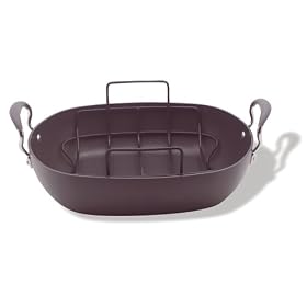 Anolon Advanced Rectangular Contoured Roaster with Rack by Anolon