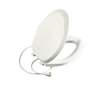 KOHLER K-4649-0 Heated French Curve Toilet Seat, White